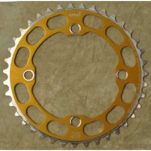 Chop Saw I BMX Bicycle Chainring 4 Bolt 104 bcd   39T   GOLD ANODIZED