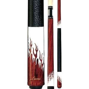 Lucasi Traditional Cocobola flame Two piece Billiard Pool Cue Stick 