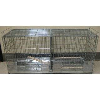 Stack and Lock Double Breeder Cage Bird Breeding Cage With Removable 