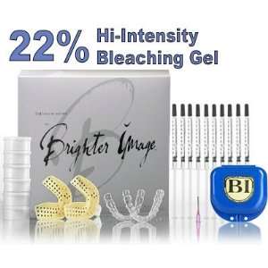  Teeth Whitening   10 Syringes of 22% Gel & Custom Trays 