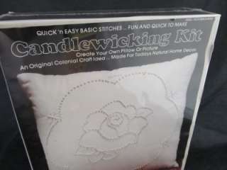 Valiant VICTORIAN ROSE Candlewick Embroidery Kit NIP  