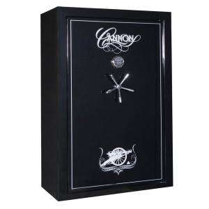 Cannon Signature Series Glossy Black 36 Gun Fireproof Gun Safe   NEW 