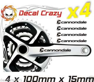 Cannondale Mountain Bike Vinyl decalsstickers x4  