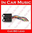 JVC Car Stereo Radio Lead Male ISO Bare Ends Wires items in In Car 