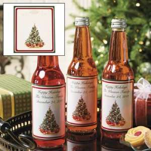  Holiday Tree Bottle Labels   Tableware & Bottle Labels 