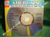 Male Pop Rock~*~AmeriSing Karaoke~1056~*~Broadway~~CD+G  