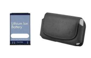 Cell Phone Battery+Pouch Case for Samsung r450 Messager  