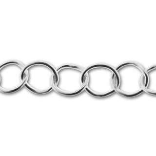 040 Round Link 24 Gauge Sterling Silver Chain (3 Feet)  