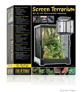 Exo Terra Screen Terrarium 18x18x24 Reptile Cage PT2641  