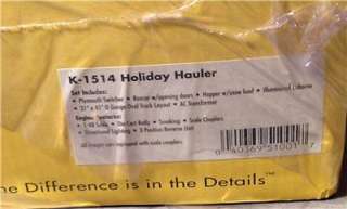   1514 Christmas Plymouth Set Holiday Hauler Complete Train Set SEALED