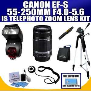 Canon EF S 55 250mm f4.0 5.6 IS Telephoto Zoom Lens for Canon Digital 