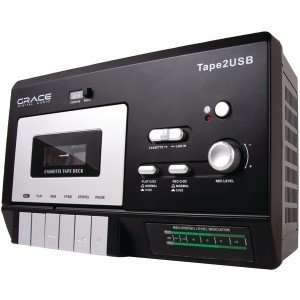  Grace Digital Audio Gdi T2pcm300 Digital Cassette Tape Recorder 