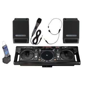  Emerson Karaoke DJG200 Dual CD / CDG DJ Karaoke Player / Mixer 