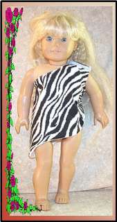 Doll Clothes Cave Woman Costume fit American Girl NEW 18 Inch Black 