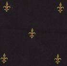 Gold Taupe Fleur De Lis Curtain Fabric Polyester items in The Fabric 