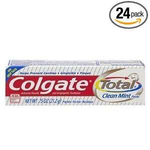 Colgate Total Clean Mint Toothpaste 0.75 oz, Travel Trial size   CASE 