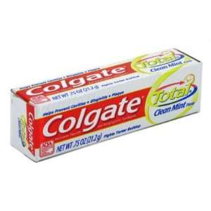  Colgate Toothpaste Total Clean Mint 0.75 oz. (Pack of 24 