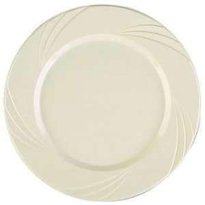 Newbury Collection 10.25 Beige Plastic Plates, Heavyweight Disposable 