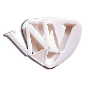 Paderno Composite Letter W Shaping Mold   2 X 2  Kitchen 