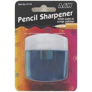 A & W Pencil Sharpener Assorted Color (6 Pack) Office 