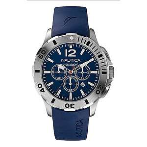 NEW Nautica N16565G BFD 101 Blue Dive Watch  