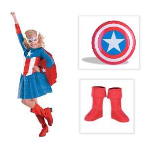   Child Costume with Shield and Boot Covers   Medium (7 8) Toys & Games