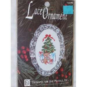  Tree Counted Cross Stitch Lace Ornament Kit Everything 