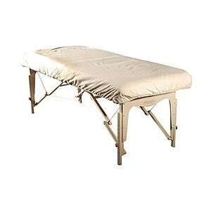   Fitted Massage Table Flannel Cover  White