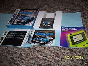 Driver (Game Boy Color) COMPLETE GBC GBA RARE 742725207097  