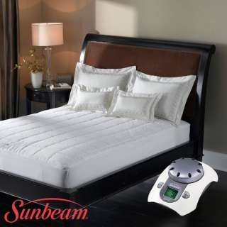 Sunbeam Premium Heated Electric Queen size Mattress Pad  