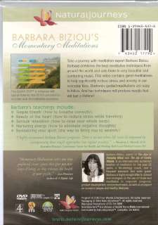 BARB BIZIOU Momentary MEDITATION Anxiety Relief NEW DVD  