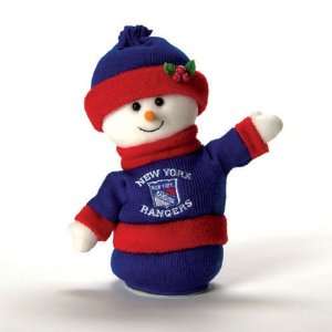   York Rangers Plush Animated Musical Christmas Snowman Stuffed Animal