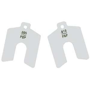  Decimal Slotted Shim Refill Packages   .100x2x2 slotted 
