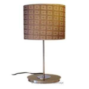   Fabric Shade Stainless Steel Designer Table Lamp
