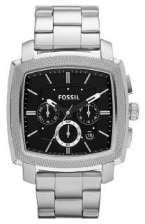 Fossil Machine Square Dial Chronograph Watch  
