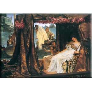Antony and Cleopatra 30x21 Streched Canvas Art by Alma Tadema, Sir 