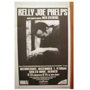  Joe Kelly Phelps Ben Stevens Handbill Denver poster 