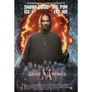  (27x40) Urban Menace Movie Snoop Dogg Big Pun Ice T Fat 