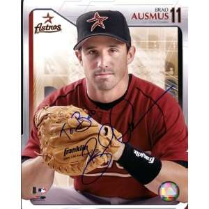  Brad Ausmus Autographed/Hand Signed Posing with Catchers 
