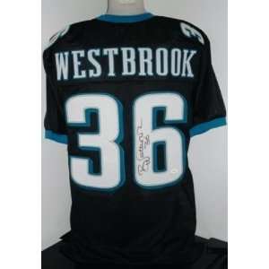Brian Westbrook Autographed Jersey   Eagles Away JSA   Autographed NFL 