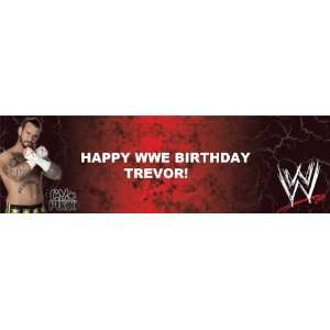  WWE   CM Punk Personalized Banner Large 30 x 100 