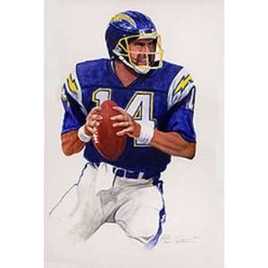 Dan Fouts San Diego Chargers Giclee on Canvas