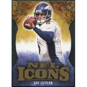   Deck Icons NFL Icons Die Cut #ICJC Jay Cutler /40 Sports Collectibles