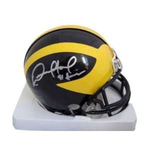 Desmond Howard Signed Michigan Heisman Mini Helmet GAI
