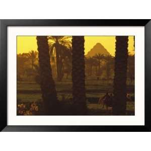  Scenic with Silhouette of Step Pyramid of Djoser 