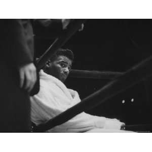  Boxer Floyd Patterson During His Bout with Ingemar 