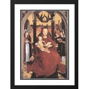Memling, Hans 19x24 Framed and Double Matted Virgin and Child 