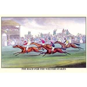  Race for the Welter Stakes by Henry Thomas Alken . Art 