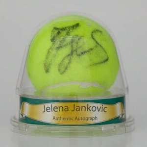 Jelena Jankovic Autographed Tennis Ball