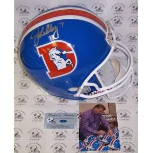 John Elway Signed Denver Broncos Full Size Helmet
